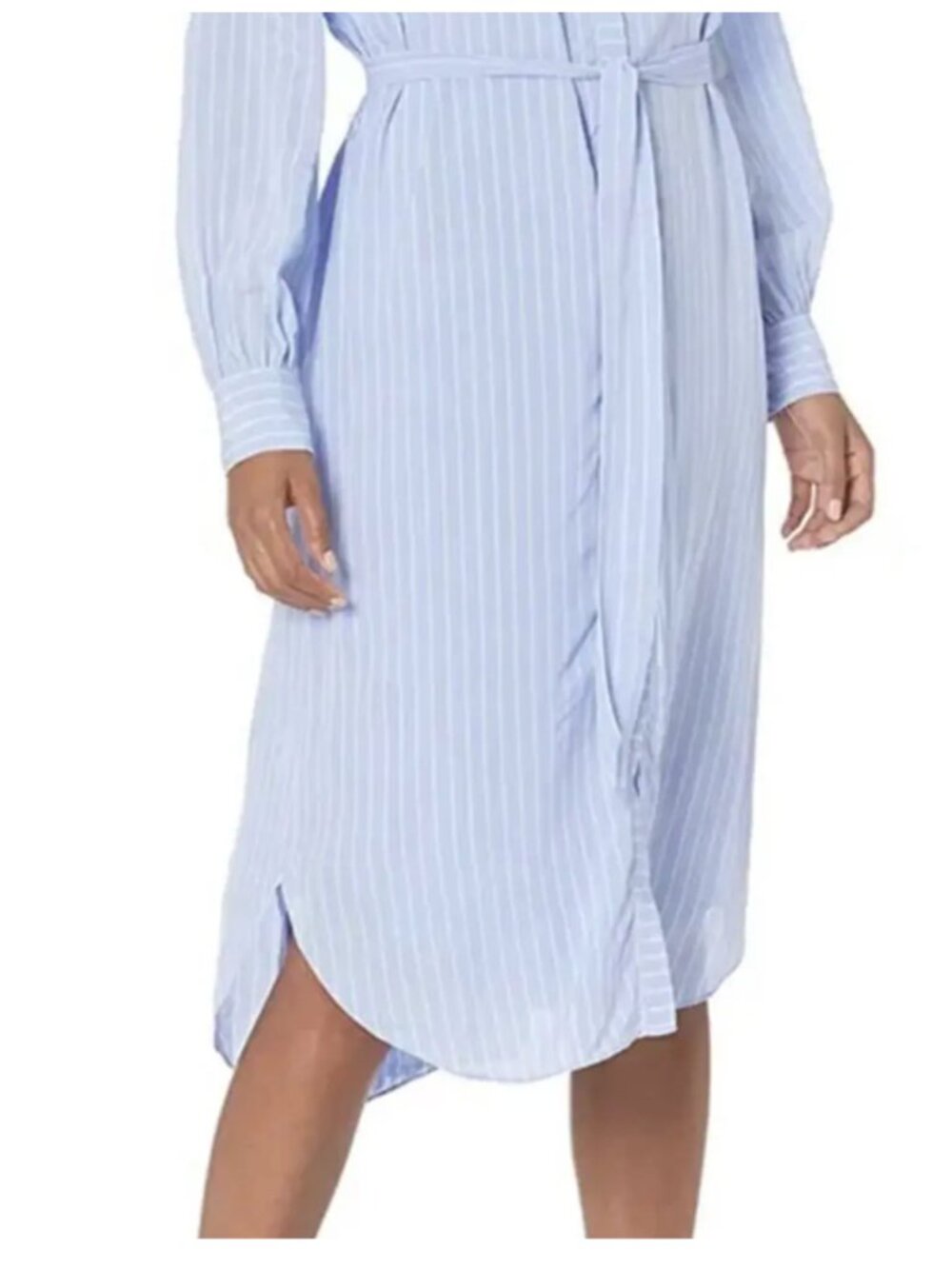 NWT Joie Women's Jeanee Dress Sunset Blue With Belt size xxs striped
